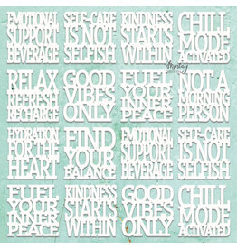 MINTAY MINTAY CHIPPIES - DECOR SELFCARE 12x12 CHIPBOARD