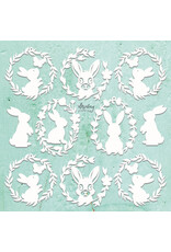 MINTAY MINTAY CHIPPIES - DECOR EASTER TIME 12x12 CHIPBOARD