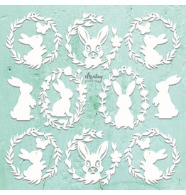 MINTAY MINTAY CHIPPIES - DECOR EASTER TIME 12x12 CHIPBOARD