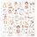 MINTAY MINTAY BABY GIRL BASIC ELEMENTS 12x12 CARDSTOCK