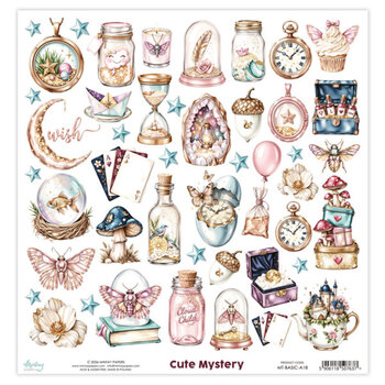 MINTAY MINTAY CUTE MYSTERY BASIC ELEMENTS 12x12 CARDSTOCK