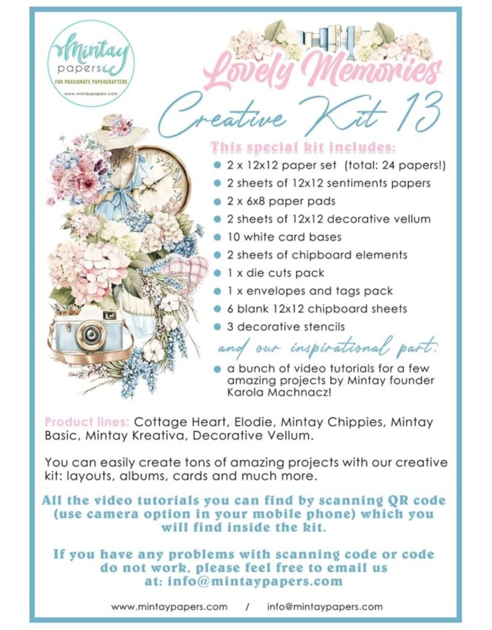 MINTAY MINTAY LOVELY MEMORIES CREATIVE KIT