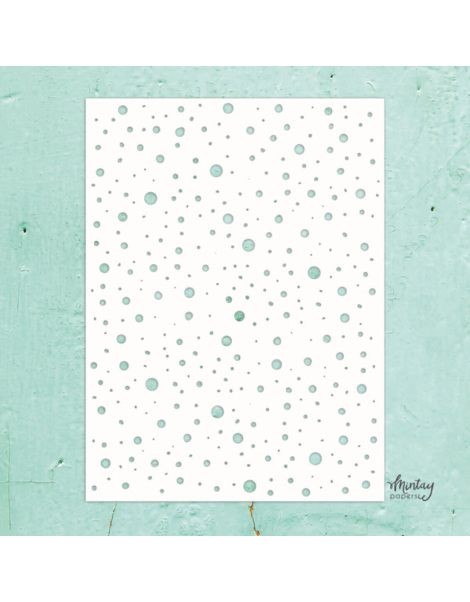 MINTAY MINTAY KREATIVA DOTS 6x8 STENCIL