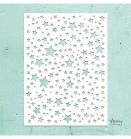 MINTAY MINTAY KREATIVA STARS 6x8 STENCIL