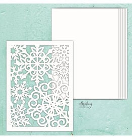 MINTAY MINTAY CHIPPIES -  SNOWFLAKES CHIPBOARD ALBUM BASE