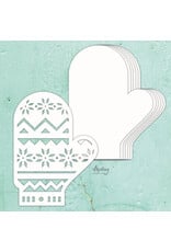 MINTAY MINTAY CHIPPIES -  WINTER GLOVE CHIPBOARD ALBUM BASE