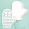 MINTAY MINTAY CHIPPIES -  WINTER GLOVE CHIPBOARD ALBUM BASE