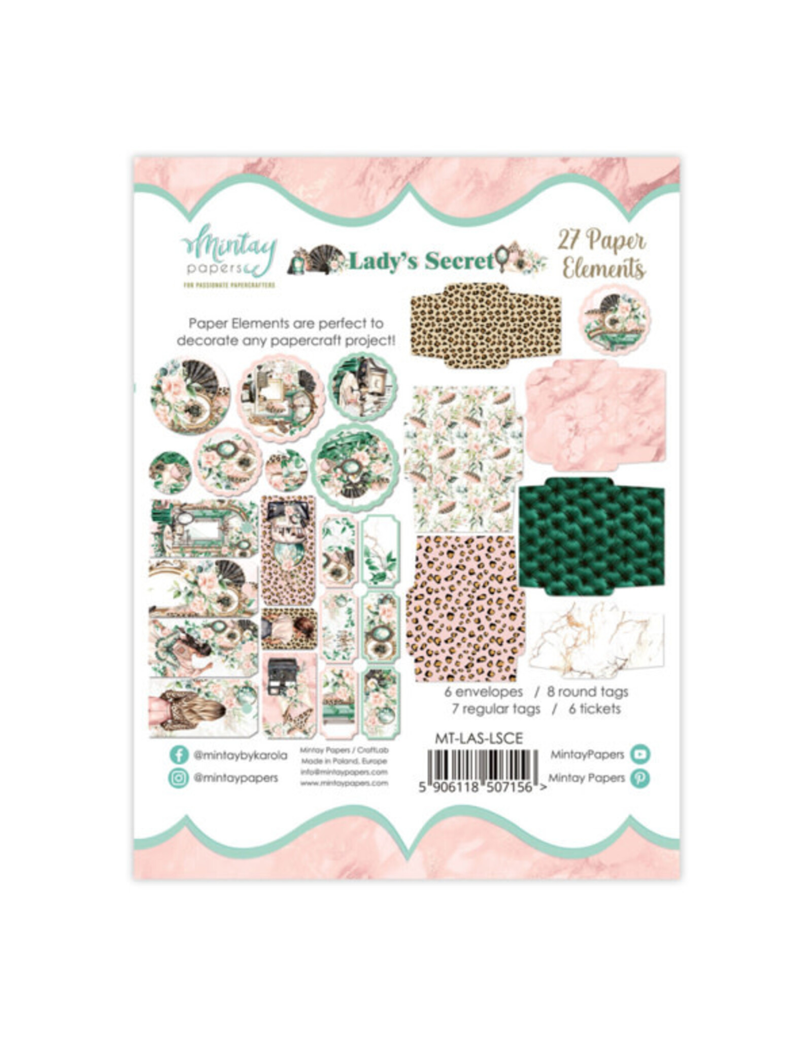 MINTAY MINTAY LADY'S SECRET PAPER ELEMENTS 27/PK