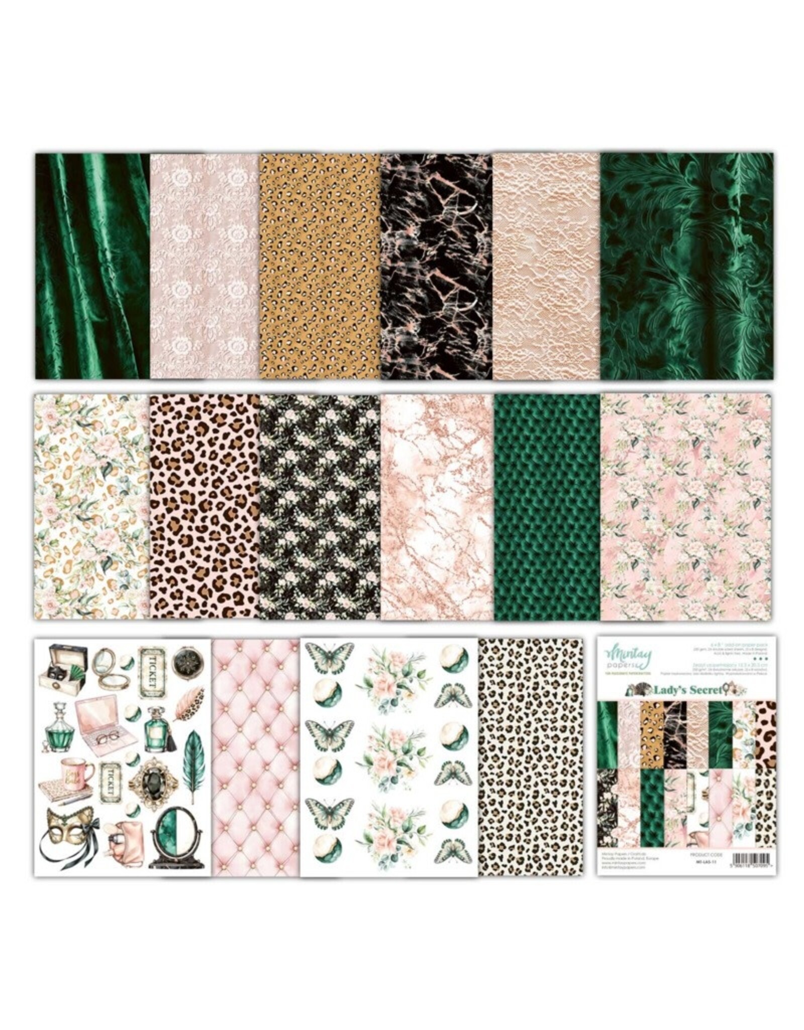 MINTAY MINTAY LADY'S SECRET 6x8 ADD-ON PAPER PAD 24 SHEETS
