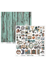 MINTAY MINTAY MAN CAVE #09 ELEMENTS CARDSTOCK 12x12