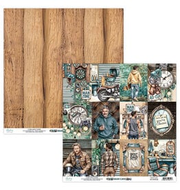 MINTAY MINTAY MAN CAVE #06 12x12 CARDSTOCK