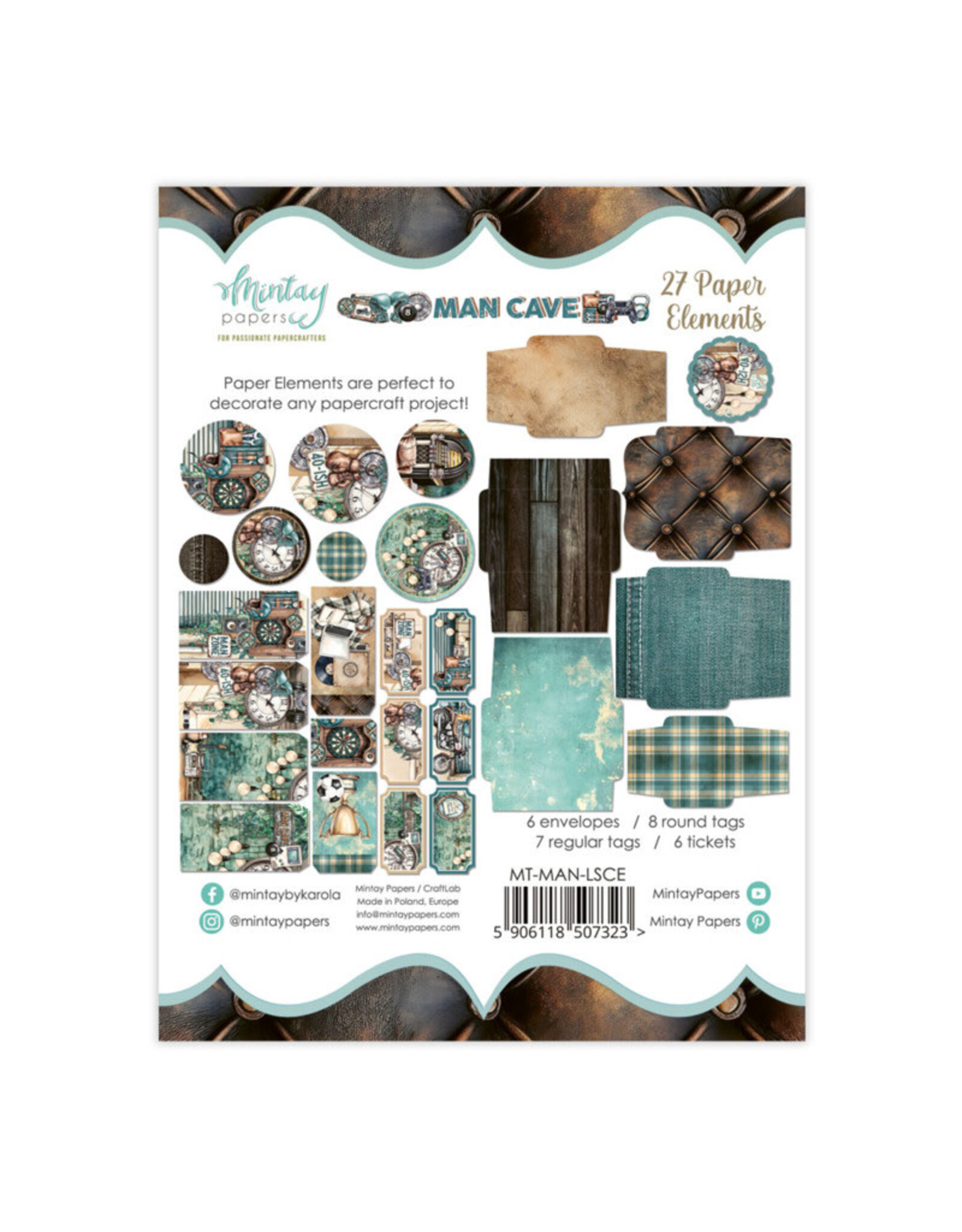 MINTAY MINTAY MAN CAVE PAPER ELEMENTS 27/PK