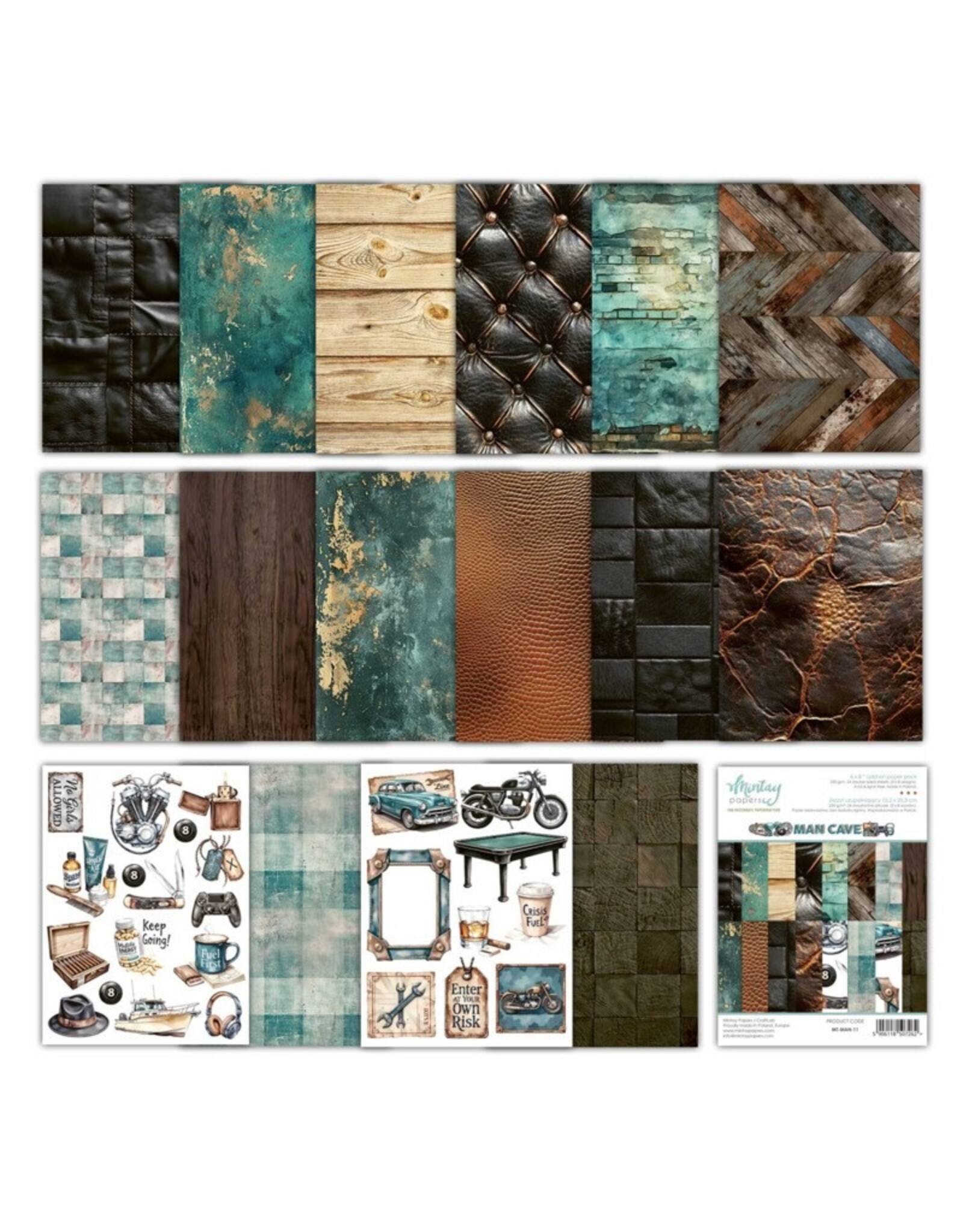 MINTAY MINTAY MAN CAVE 6x8 ADD-ON PAPER PAD 24 SHEETS