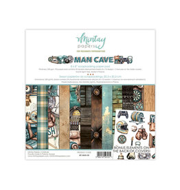 MINTAY MINTAY MAN CAVE 8x8 PAPER PAD 24 SHEETS
