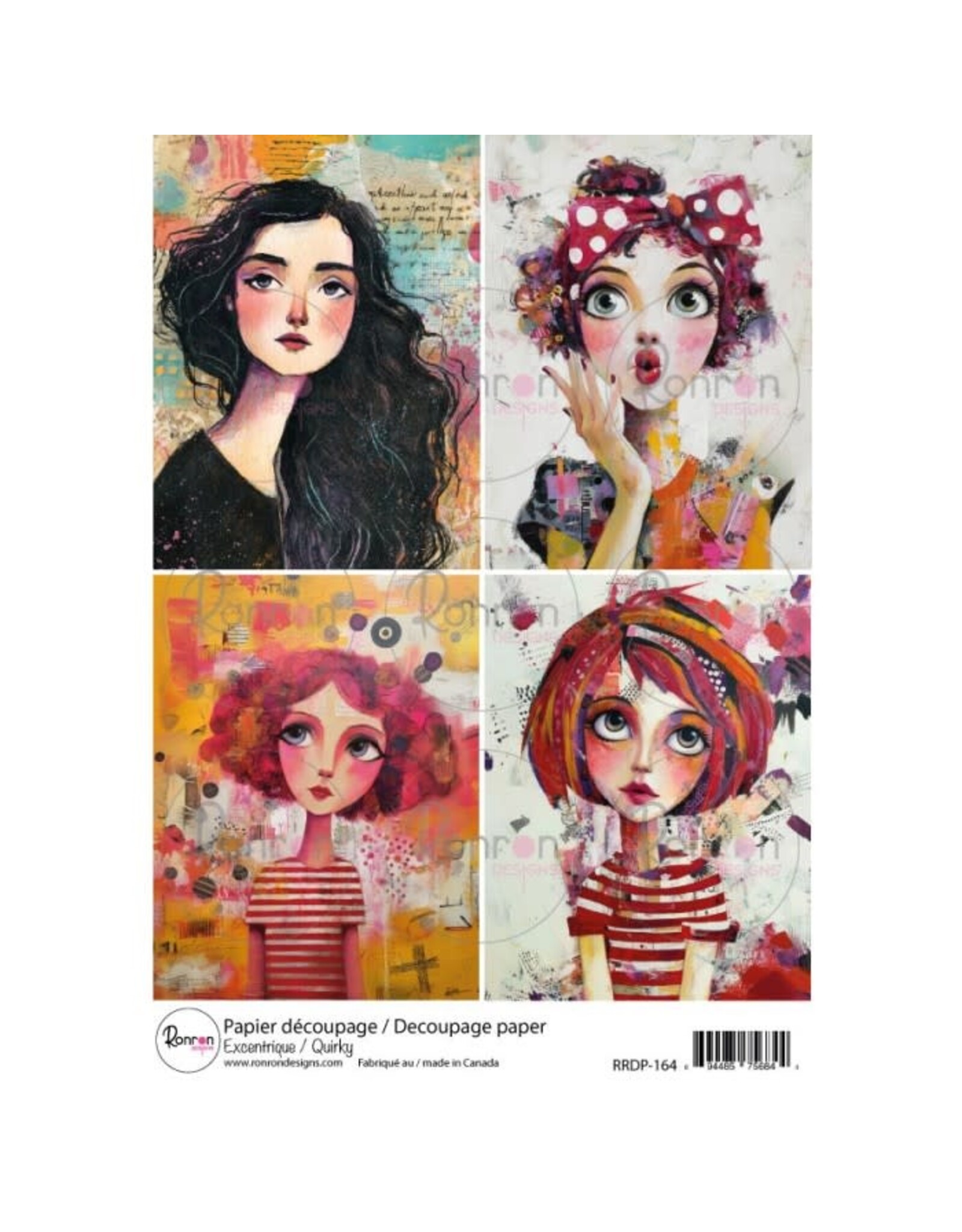 RONRON DESIGNS RONRON DESIGNS EXCENTRIQUE RICE PAPER