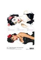 RONRON DESIGNS RONRON DESIGNS PIN UP 3 RICE PAPER