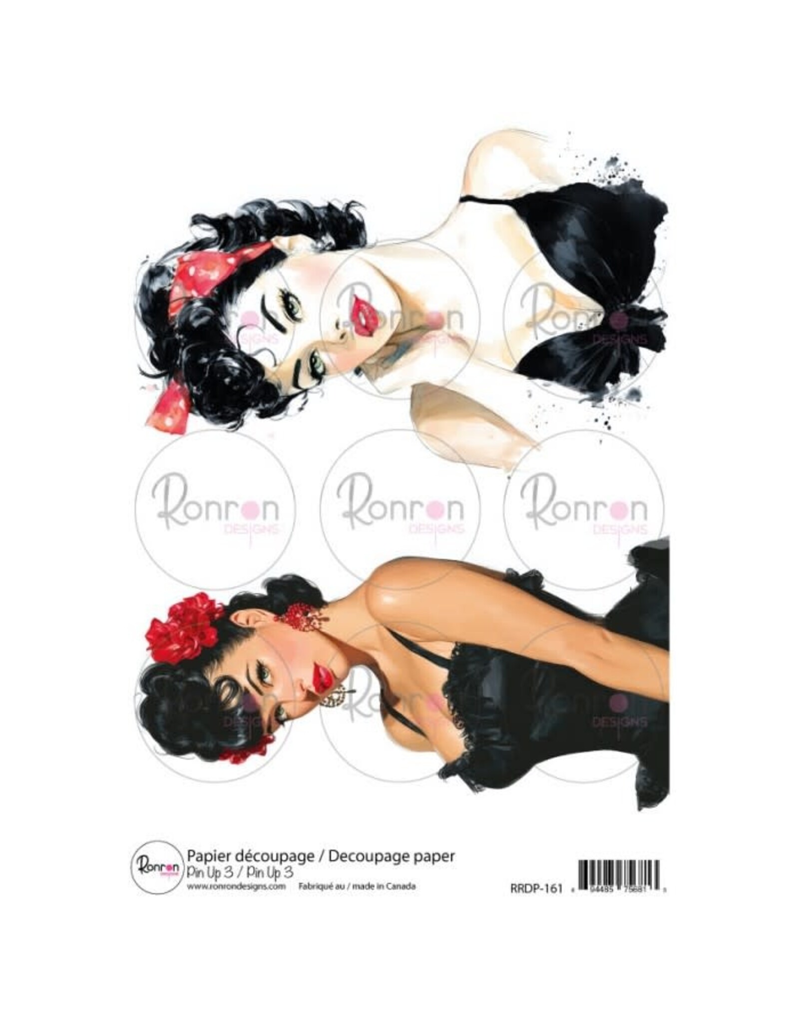 RONRON DESIGNS RONRON DESIGNS PIN UP 3 RICE PAPER