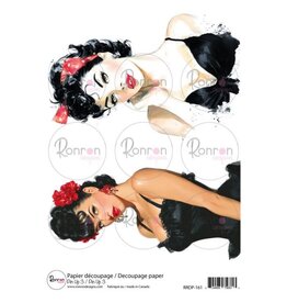 RONRON DESIGNS RONRON DESIGNS PIN UP 3 RICE PAPER