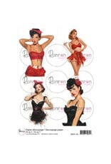 RONRON DESIGNS RONRON DESIGNS PIN UP 2 RICE PAPER