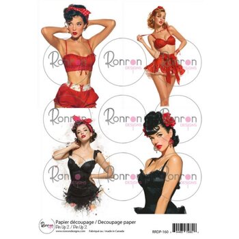 RONRON DESIGNS RONRON DESIGNS PIN UP 2 RICE PAPER