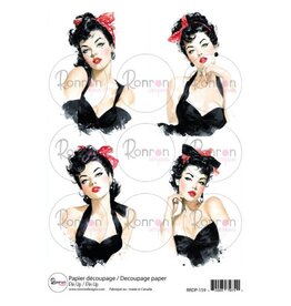 RONRON DESIGNS RONRON DESIGNS PIN UP RICE PAPER