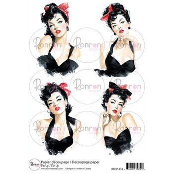 RONRON DESIGNS RONRON DESIGNS PIN UP RICE PAPER