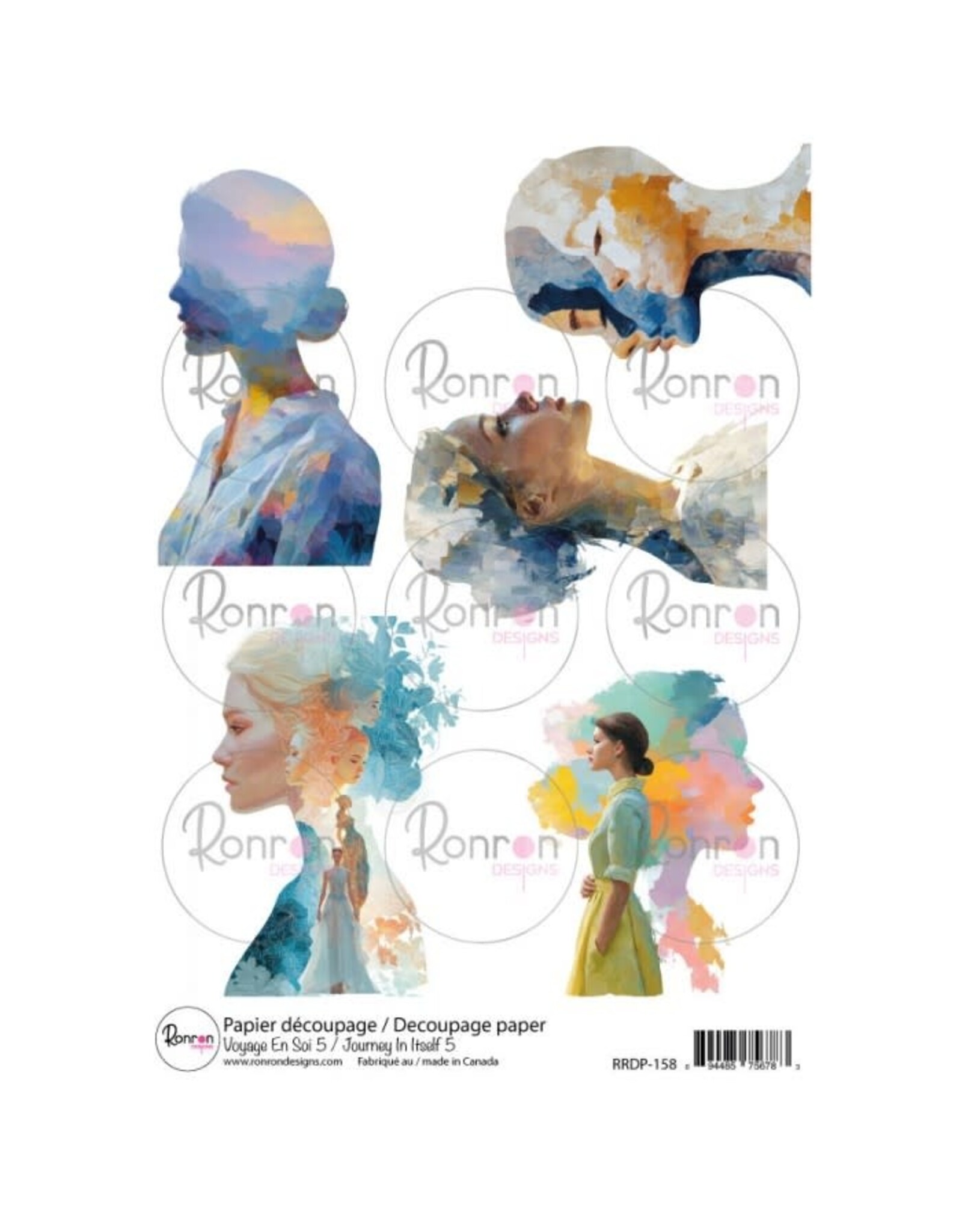 RONRON DESIGNS RONRON DESIGNS VOYAGE EN SOI 5 RICE PAPER