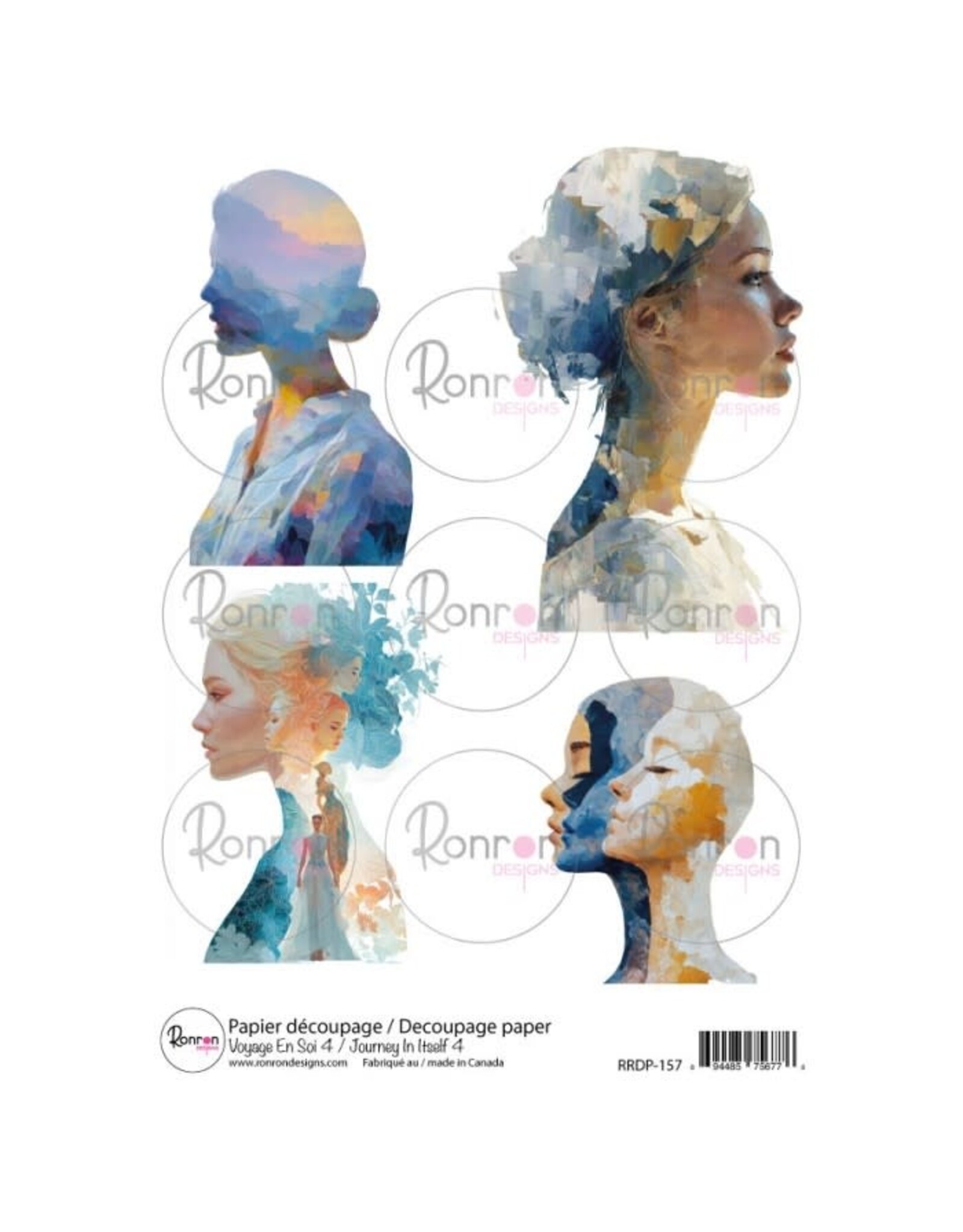 RONRON DESIGNS RONRON DESIGNS VOYAGE EN SOI 4 RICE PAPER