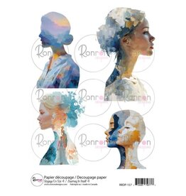 RONRON DESIGNS RONRON DESIGNS VOYAGE EN SOI 4 RICE PAPER