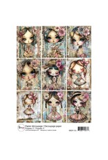 RONRON DESIGNS RONRON DESIGNS POUPETTES 4 RICE PAPER