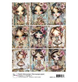 RONRON DESIGNS RONRON DESIGNS POUPETTES 4 RICE PAPER