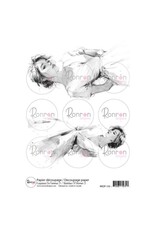 RONRON DESIGNS RONRON DESIGNS ESQUISSES DE FEMMES 3 RICE PAPER