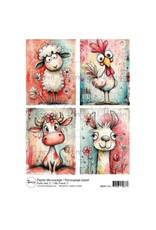 RONRON DESIGNS RONRON DESIGNS PETITS AMIS 5 RICE PAPER