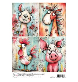 RONRON DESIGNS RONRON DESIGNS PETITS AMIS 2 RICE PAPER