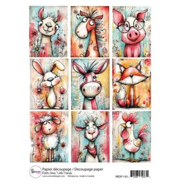 RONRON DESIGNS RONRON DESIGNS PETITS AMIS RICE PAPER