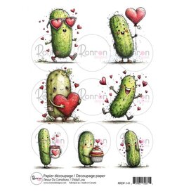 RONRON DESIGNS RONRON DESIGNS AMOUR DE CORNICHONS RICE PAPER