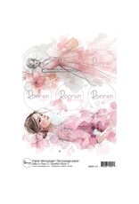 RONRON DESIGNS RONRON DESIGNS BELLES EN FLEURS 3 RICE PAPER