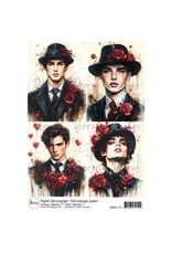RONRON DESIGNS RONRON DESIGNS GOTHIQUE VALENTINE 7 RICE PAPER