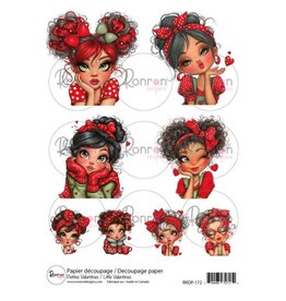 RONRON DESIGNS RONRON DESIGNS PETITES VALENTINES RICE PAPER