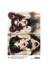 RONRON DESIGNS RONRON DESIGNS GOTHIQUE VALENTINE 5 RICE PAPER