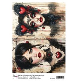 RONRON DESIGNS RONRON DESIGNS GOTHIQUE VALENTINE 5 RICE PAPER