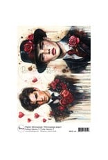 RONRON DESIGNS RONRON DESIGNS GOTHIQUE VALENTINE 4 RICE PAPER