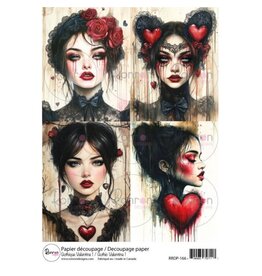 RONRON DESIGNS RONRON DESIGNS GOTHIQUE VALENTINE RICE PAPER