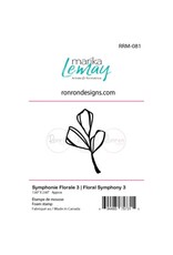 RONRON DESIGNS RONRON DESIGNS SYMPHONIE FLORALE 3 FOAM STAMP