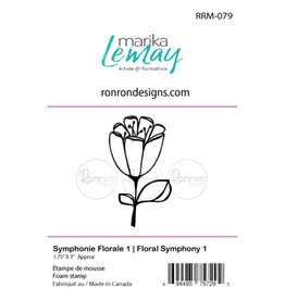 RONRON DESIGNS RONRON DESIGNS SYMPHONIE FLORALE 1 FOAM STAMP