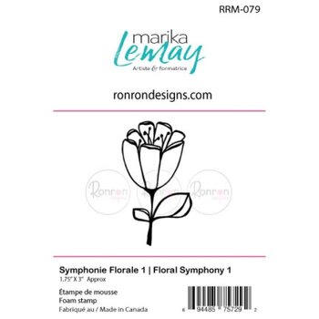RONRON DESIGNS RONRON DESIGNS SYMPHONIE FLORALE 1 FOAM STAMP
