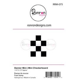 RONRON DESIGNS RONRON DESIGNS MINI CHECKERBOARD FOAM STAMP