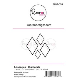 RONRON DESIGNS RONRON DESIGNS LOSANGES FOAM STAMP SET