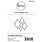 RONRON DESIGNS RONRON DESIGNS LOSANGES FOAM STAMP SET