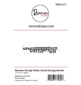 RONRON DESIGNS RONRON DESIGNS BORDURE GRUNGE PETITE FOAM STAMP